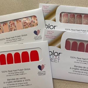 COLORSTREET Nail Polish Strips 4 packs all New